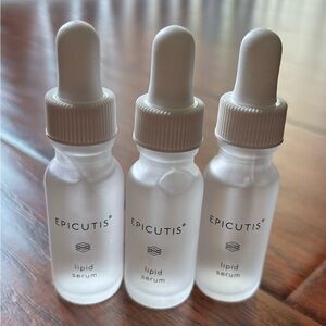 3 Epicutis sample size lipid serums ~10ml each (~1oz total)